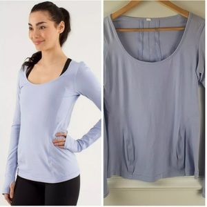 Lululemon Heart Ease Long Sleeve Top Size 8